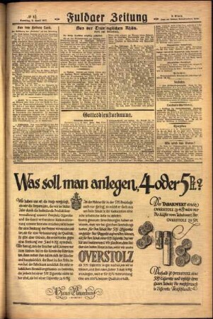 Zweite Ausgabe vom Samstag, den 09. April 1927.