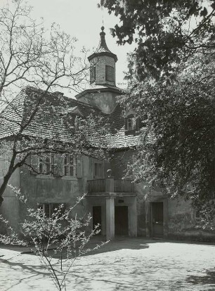 Radebeul, Oberlößnitz, Meinholdsches Turmhaus, Meinholds Weinberg, Gartenansicht