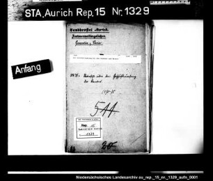 Der Geschäftsumfang bei den Kreisen und Ämtern