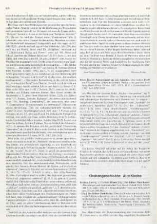 820 [Rezension] Pesch, Rudolf, Paulus kämpft um sein Apostolat