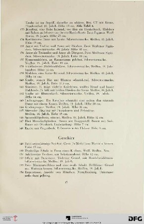 Geschirr (Nr. 149-163)