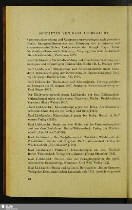 Schriften Von Karl Liebknecht