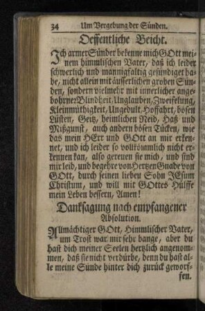 Oeffentliche Beicht.