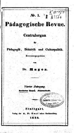 4: Pädagogische Revue - 4.1843