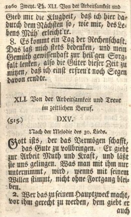 XLI. Von der Arbeitsamkeit und Treue im zeitlichen Beruf.