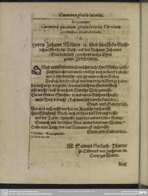 Carmina gratulatoria