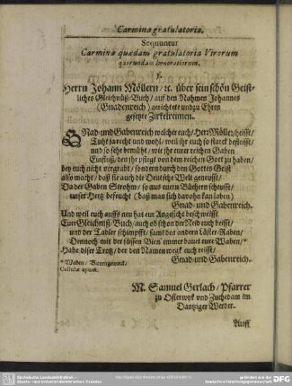Carmina gratulatoria