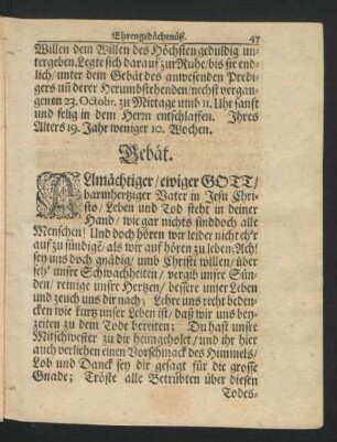 Gebät.
