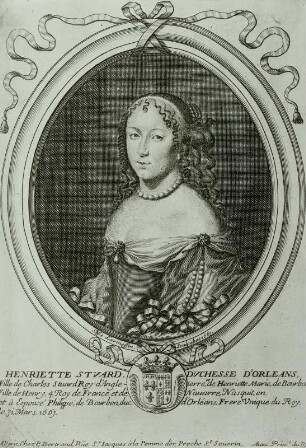 Bildnis der Herzogin von Orléans Henriette Anne Stuart von England