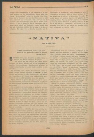 "Nativa"