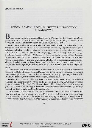 23: Zbiory grafiki obcej w Muzeum Narodowym w Warszawie