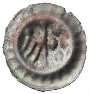 Fundmünze, Hohlpfennig, 1440 - 1470
