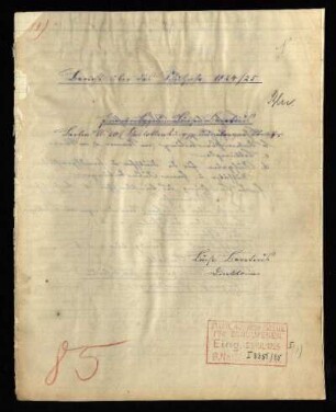 1924/25: Bericht über das Schuljahr ... - 1924/25