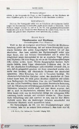 21: Vibrationssinn und Rhythmus