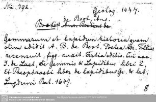 Geologia 1447