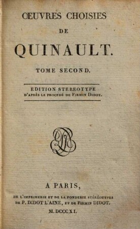 Oeuvres choisies, 2