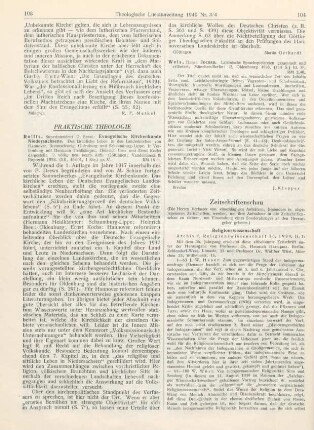 103-104 [Rezension] Evangelische Kirchenkunde Niedersachsens