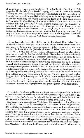 Sievers, Kai Detlev :: Geschichte Schleswig-Holsteins, begründet von Volquart Pauls, im Auftrage der Gesellschaft für Schleswig-Holsteinische Geschichte hrsg. von Olaf Klose, Bd. 8, Tl. 2, Lfg. 1, Sozialgeschichte Schleswig-Holsteins in der Kaiserzeit 1867 - 1914 : Neumünster, Wachholtz, 1991