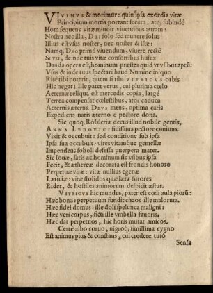 Vivimus & morimur: quin ipsa exordia vitae Principium mortis portant secum ...