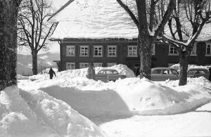 Saig: Gasthaus zum Ochsen im Schnee