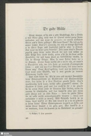 Dr gude Wölle