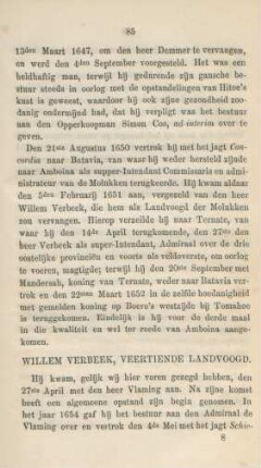 Willem Verbeek, veertiende landvoogd