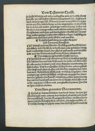 Von siben genanten Sacramenten.