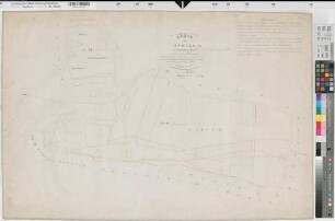 Hemmerde (Unna), Frömern (Fröndenberg), Bausenhagen (Fröndenberg), Fröndenberg (Fröndenberg), Teilung der Waldparzellen Schelk, Bl. 1 Brouillonkarte
