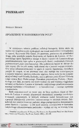 19: Spojrzenie w rozszerzonym polu