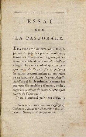 Estelle : pastorale