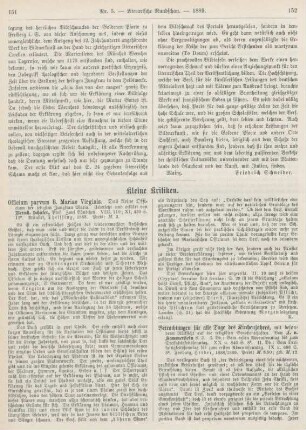 151-154 Kleine Kritiken