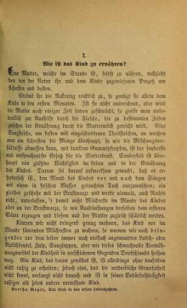 Das Kind in den ersten Lebensjahren : Von Bertha Meyer