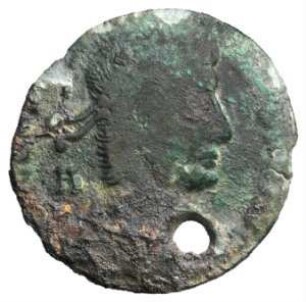 Fundmünze, Aes 1?, Aes 2, 337 - 361 n. Chr.
