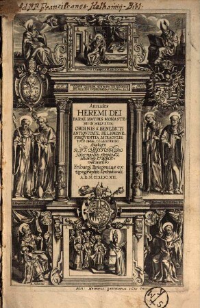 Annales Heremi Deiparae Matris monasterii in Helvetia, ordinis S. Benedicti, antiquitate, religione, frequentia, miraculis, toto orbe celeberrimi
