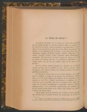 La época de rosas