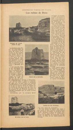 Las ruinas de Roca : Recuerdos turcos en Italia