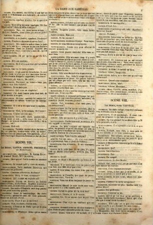 La dame aux camélias : Pièce en 5 actes, mêlée de chant. Représentée pour la 1. fois, à Paris, sur le Théâtre de Vaudeville, le 2 févr. 1852