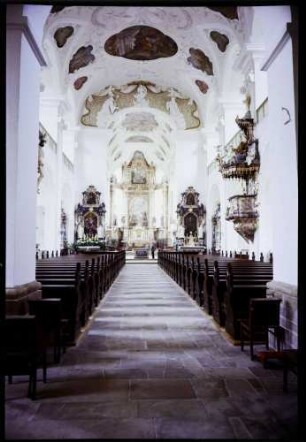 Münstertal: St. Trudpert, Pfarrkirche, Chorgestühl und Chor