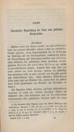 641-668 Speculative Begründung der Lehre vom göttlichen Vorherwissen : Fortsetzung