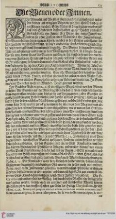 Die Bienen oder Immen