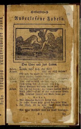 Auserlesene Fabeln.