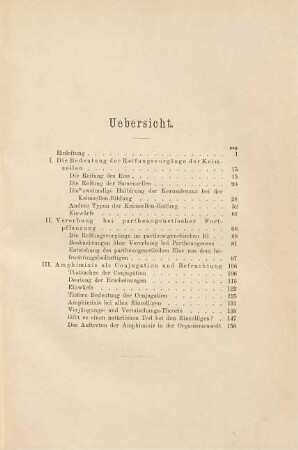 Amphimixis oder: Die Vermischung der Individuen