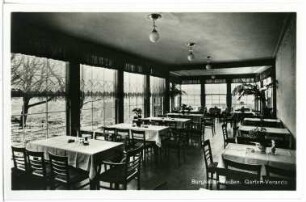 Meißen. Burgkeller, Garten - Veranda