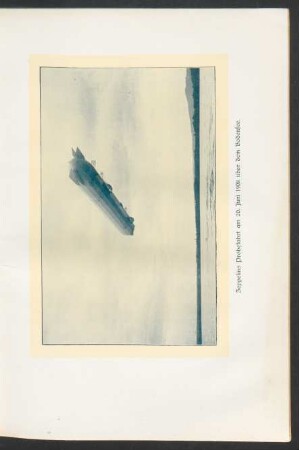 Tafel: Zeppelins Probefahrt [...]