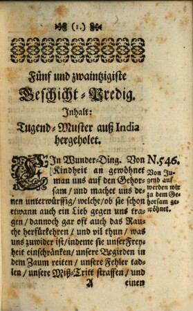 Lait- und Schrek-Stern. Das ist: Geschicht-Predigen : In sich haltend: Theils Folg- Theils Haß-Würdige Lebens-Thaten. 5