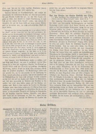 277-280 Kleine Kritiken