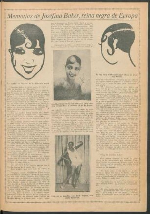 Memorias de Josefina Baker, reina negra de Europa