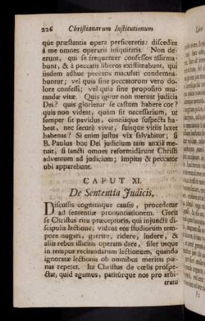 226-234, Caput XI