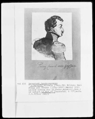 Bildnis des Prinzen Emil von Hessen