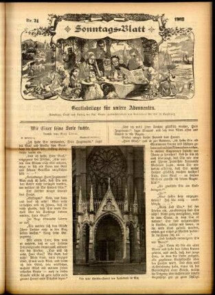 Ausgabe vom Sonntag, den 14. Juni 1903.